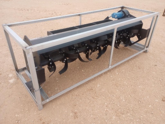 Unused 72" Rotary Tiller (Skid Steer Attachment)