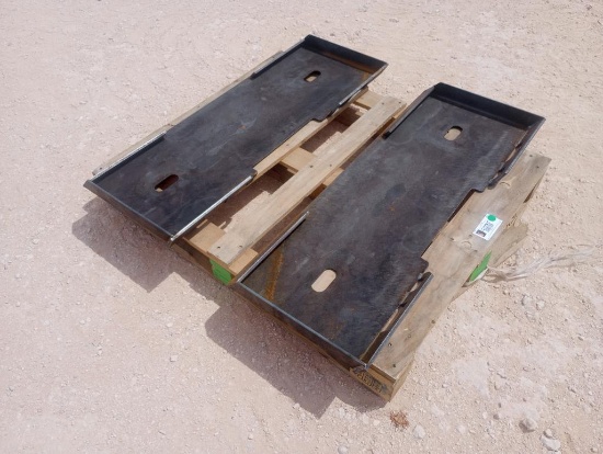 (2) Unused Formed Skid Steer Frames