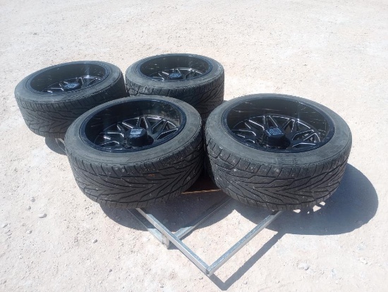 (4) American Warrior Wheels w/Tires 305/40 R 22