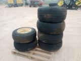 (6) Farm Implement Wheels w/Tires