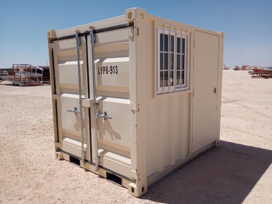 8Ft Container w/ Side Door & Window