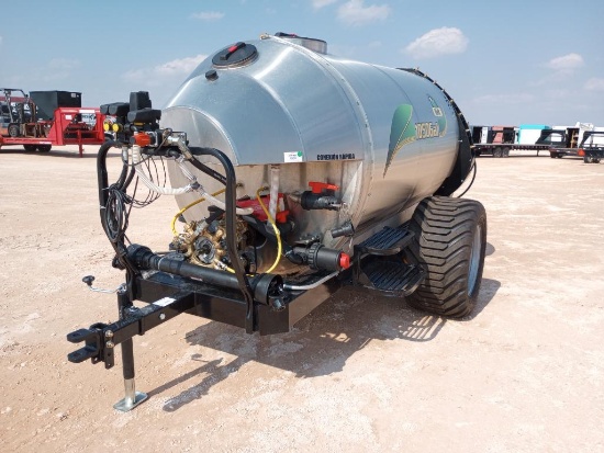 New Stainless 1050Gal Orchard Sprayer