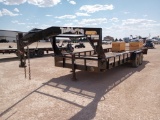 2010 Texas Bragg 24Ft Gooseneck Trailer