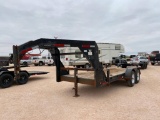 2005 T.C.E. Manufacturing 16Ft Gooseneck Trailer