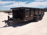 2023 Gitesa 15Ft Dump Trailer