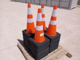 (50) Unused Safety Traffic Cones