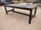 Unused Metal Shop Table