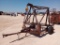 Shop Made Single Axle Hoist Trailer w/3 Ton Hoist