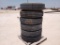 (6) Truck Wheels w/Tires 11 R 22.5