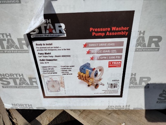 Unused North Star Pressure Washer Pump Assembly