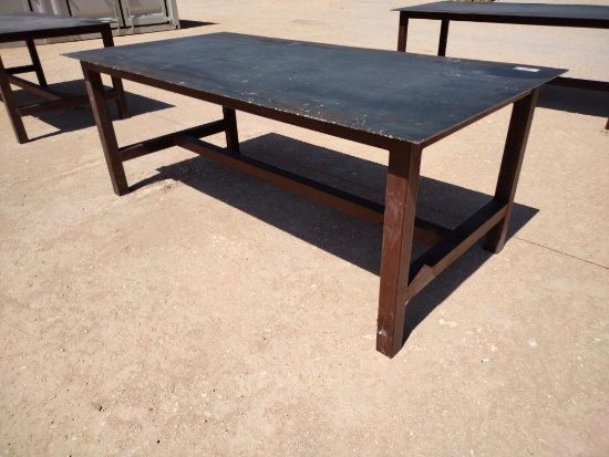 4Ft x 8Ft Metal Shop Table