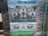 Unused Greatbear 20ft Bi-Parting Wrought Iron Gate