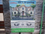 Unused Greatbear 20ft Bi-Parting Wrought Iron Gate