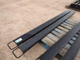 (1) Set Unused 84'' Light Duty Fork Extensions
