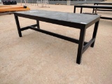 Unused Metal Shop Table