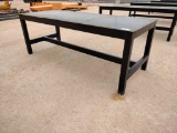 Unused Metal Shop Table