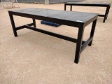 Unused Metal Shop Table
