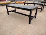 Unused Metal Shop Table