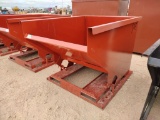 Unused 2 CY. Self Dumping Hopper w/Fork Pockets