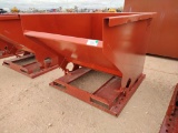 Unused 2 CY. Self Dumping Hopper w/Fork Pockets