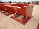 Unused 1.5 CY. Self Dumping Hopper w/Fork Pockets