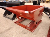 Unused 1.5 CY. Self Dumping Hopper w/Fork Pockets