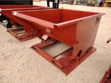 Unused 1.5 CY. Self Dumping Hopper w/Fork Pockets