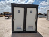 Bastone Portable Toilet w/ Double Close Stools