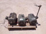(3) UL 10//7.5 HP Electric Motors