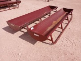 (2) 10Ft Feed Troughs