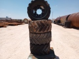 (4) Wheels w/Tires 38 X 18.00-20