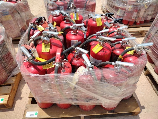 Pallet of Misc Fire Extinguishers