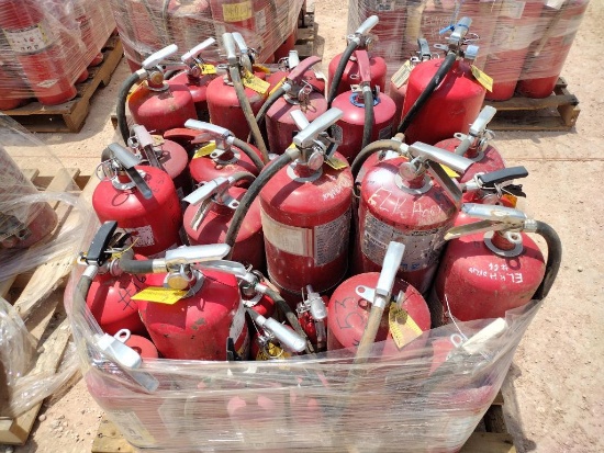 Pallet of Misc Fire Extinguishers