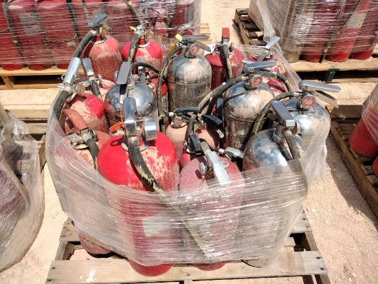 Pallet of Misc Fire Extinguishers
