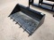 Unused 66? Skid Steer Bucket w/Teeth