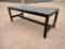 Unused Metal Shop Table