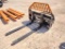 Unused Wolverine PFA-11-3300G Hydraulic Adjustable Pallet Forks (Skid Steer Attachment)