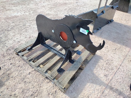 Unused 3/8 in AR500 Steel Boar Shooting Target w/Heart Flapper
