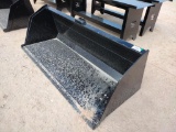 Unused 84? Skid Steer Bucket w/Single Blade