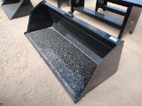 Unused 84? Skid Steer Bucket w/Single Blade