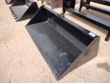 Unused 78? Skid Steer Bucket w/Single Blade