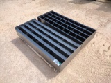 (2) 4Ft Unused Metal Bolt Bins (1) w/32 Bins (1) w/16 Bins