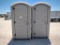 (2) Poly Portables Port-a-Potties