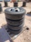 (4) Unused 10K Gooseneck Wheels w/Tires 235/85 R 16