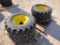 (4) 6 Lug Implement Wheels w/New Tires 305/70-16.5