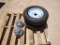 (2) Unused Wheels w/Tires and (2) Trailer Hubs