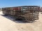(10) Free Standing 24Ft x Fence Panels (1) w/ 8Ft Gate