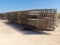 (10) Free Standing 24Ft x Fence Panels (1) w/ 8Ft Gate