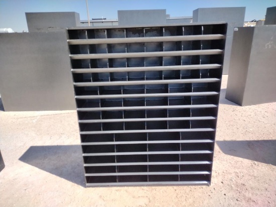 Unused (76 Bin) Metal Bolt Bin