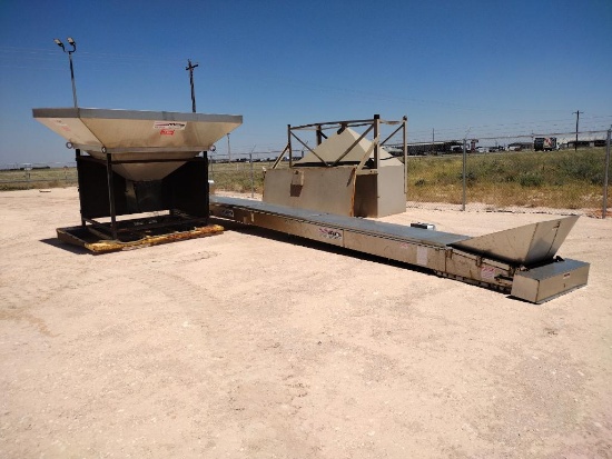 Adams Fertilizer Hopper and Conveyor/Grain Storage Bin